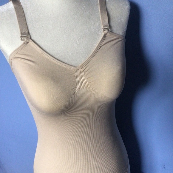 Body Beautiful Shape Wear Body Suit Flesh Tone Size L/XL ( Fits like M/L) - Picture 1 of 6